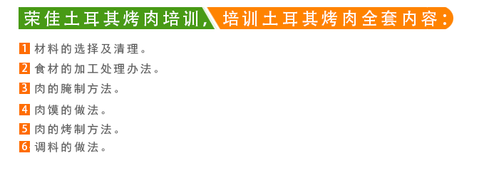 荣佳土耳其烤肉系列培训